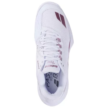 Chaussures Babolat Jet Tere 2 All Court Femme Blanc / Rose