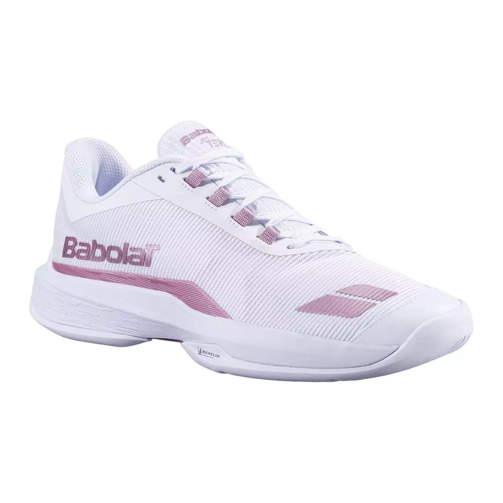 Chaussures Babolat Jet Tere 2 All Court Femme Blanc / Rose