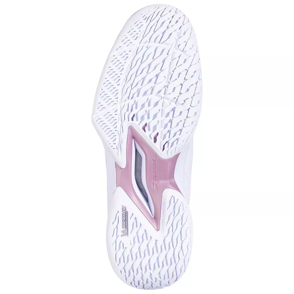 Chaussures Babolat Jet Tere 2 All Court Femme Blanc / Rose