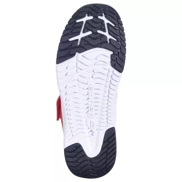 Chaussures Babolat Pulsion Kid All Court Junior Rouge / Blanc