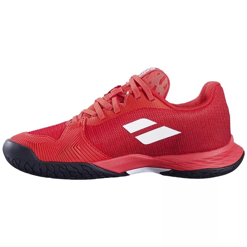 Chaussures Babolat Jet Mach 3 All Court Junior Rouge
