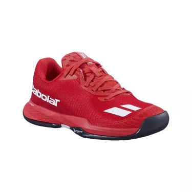 Chaussures Babolat Jet Mach 3 All Court Junior Rouge
