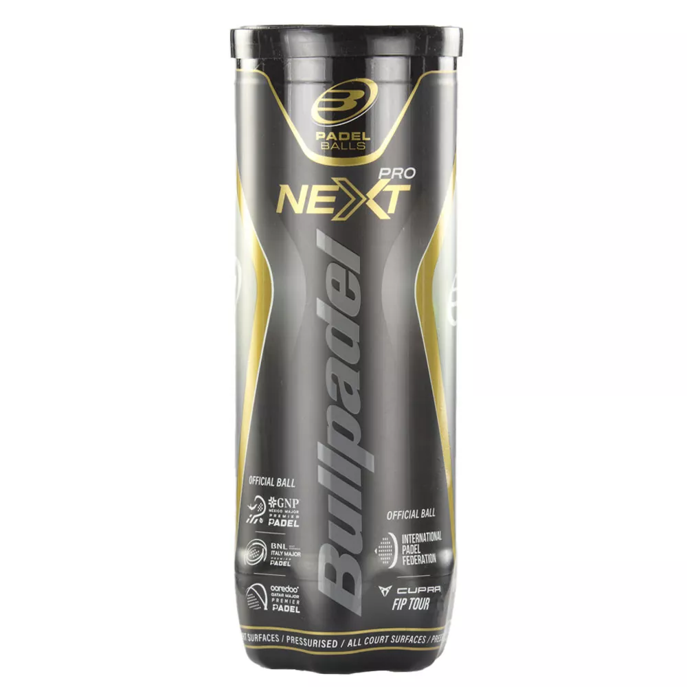 Doos 24 tubes van 3 Bullpadel Next Pro ballen