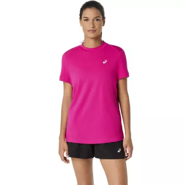 Asics Court SS Dames T-Shirt Marineblauw