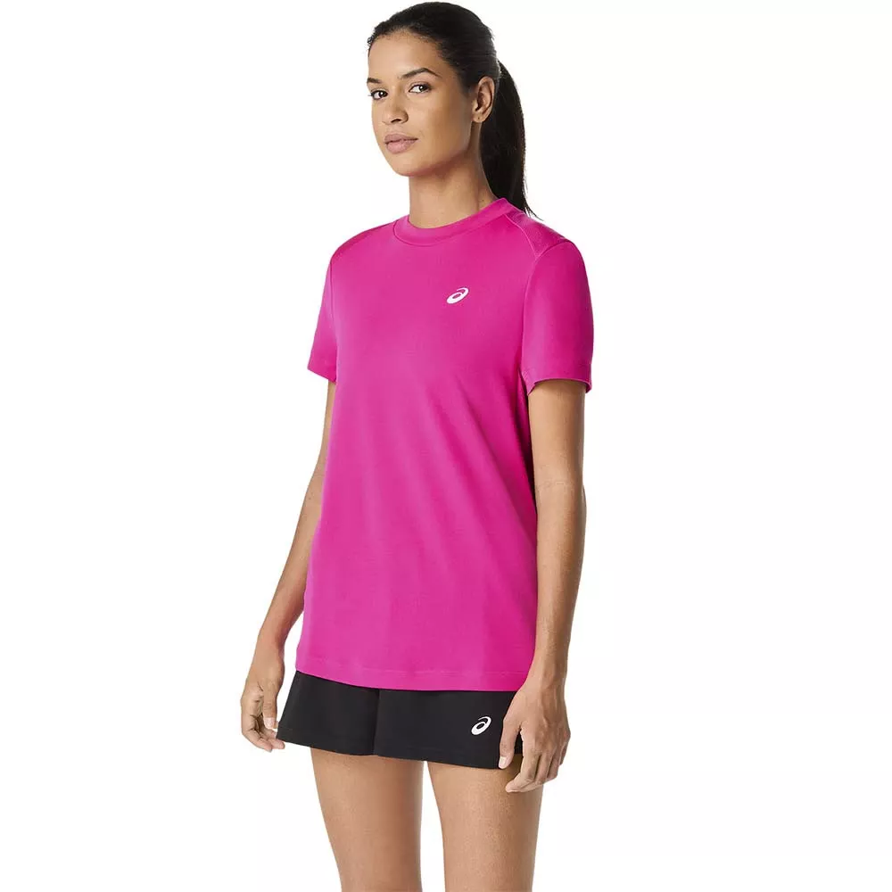 Asics Court SS Dames T-Shirt Marineblauw