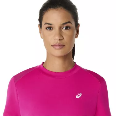 Asics Court SS Dames T-Shirt Marineblauw