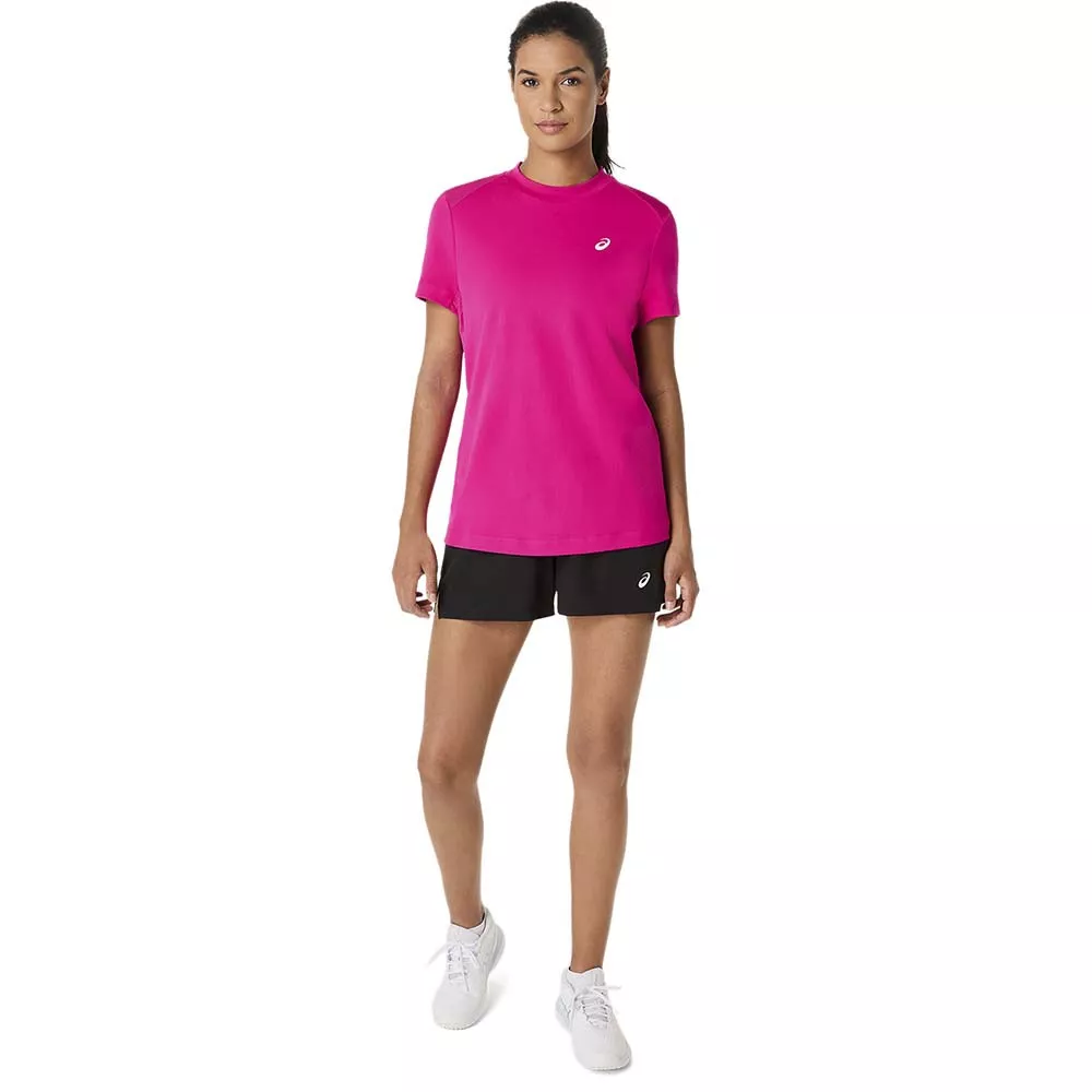 Asics Court SS Dames T-Shirt Marineblauw