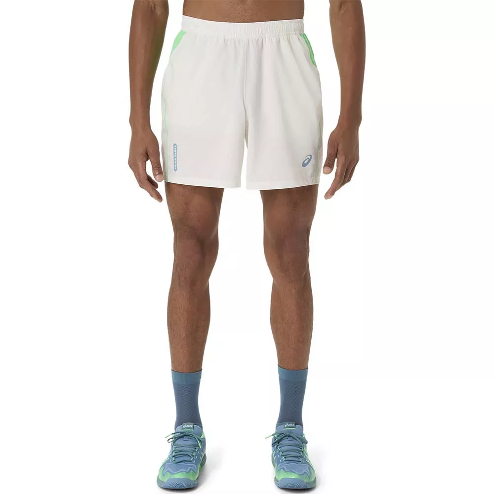 Short Asics Padel Court Crème / Vert