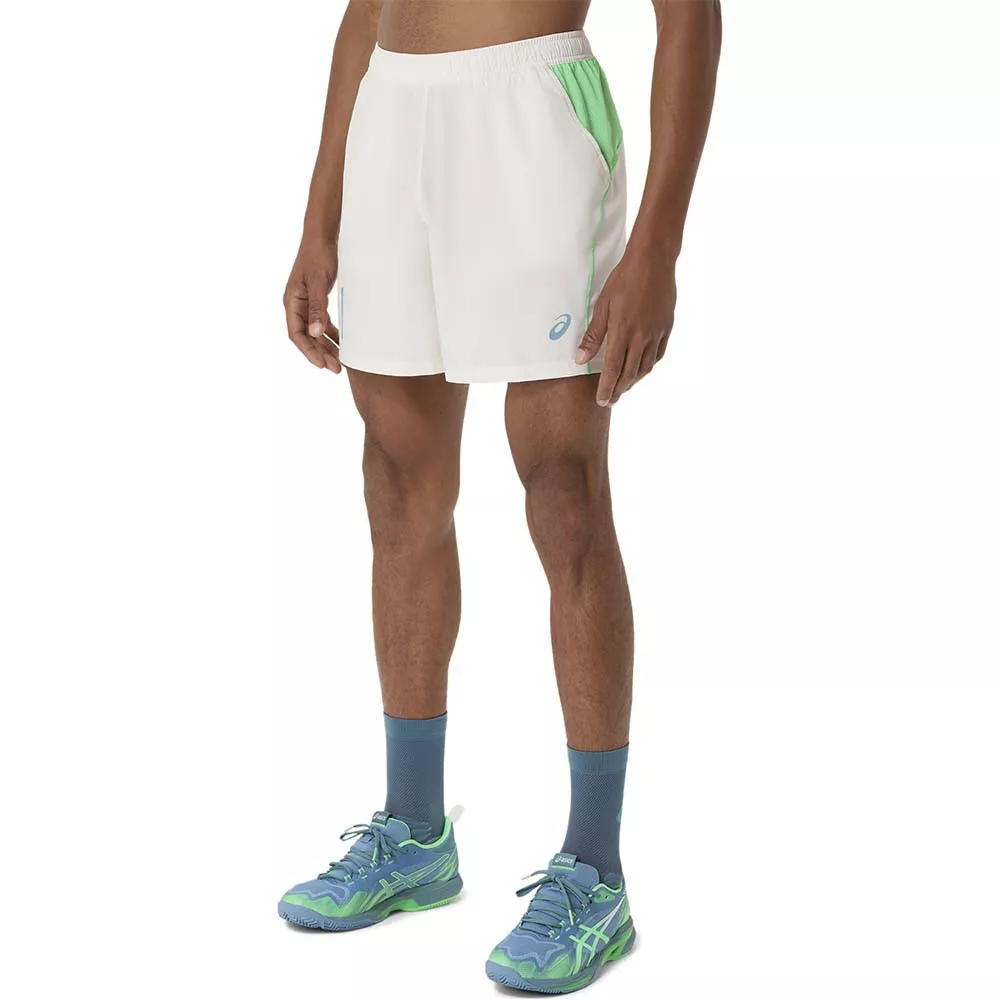 Short Asics Padel Court Crème / Vert