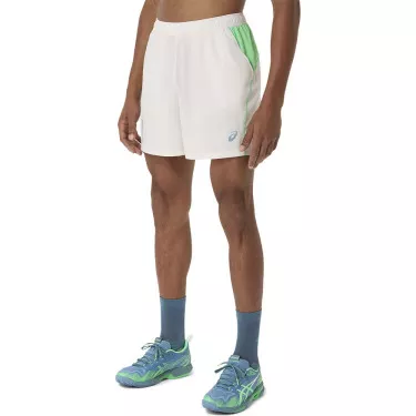 Short Asics Padel Court Crème / Vert