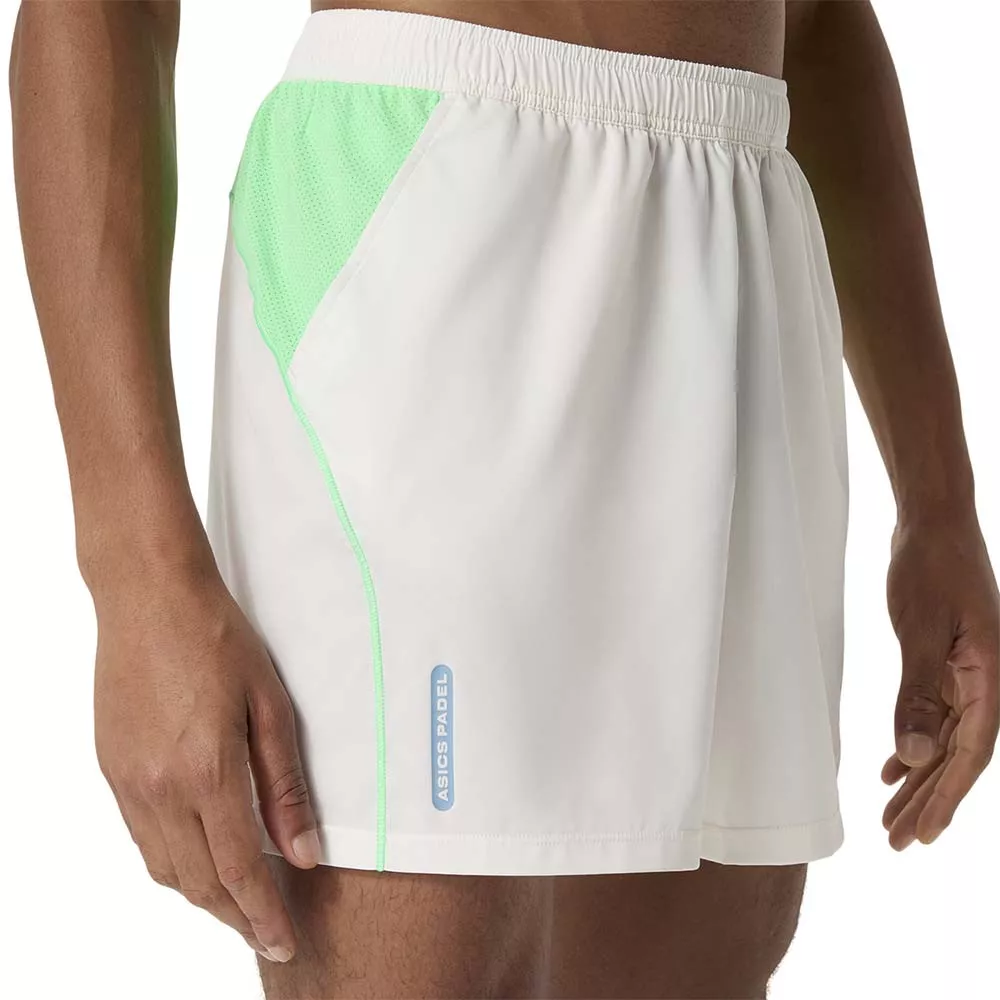 Short Asics Padel Court Crème / Vert
