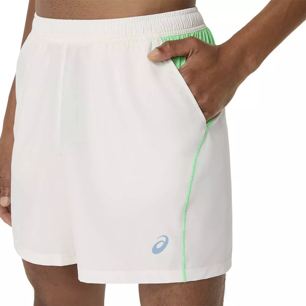 Short Asics Padel Court Crème / Vert