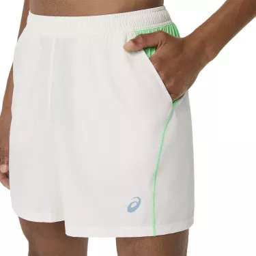 Short Asics Padel Court Crème / Vert
