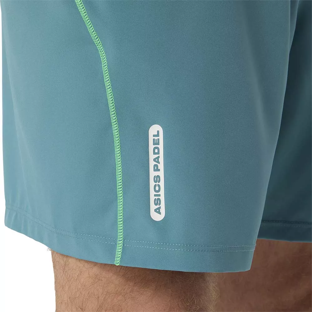 Asics Padel Court Shorts Crème / Groen