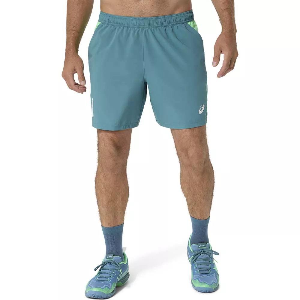 Asics Padel Court Shorts Crème / Groen