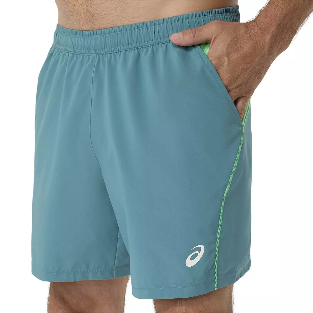 Asics Padel Court Shorts Crème / Groen