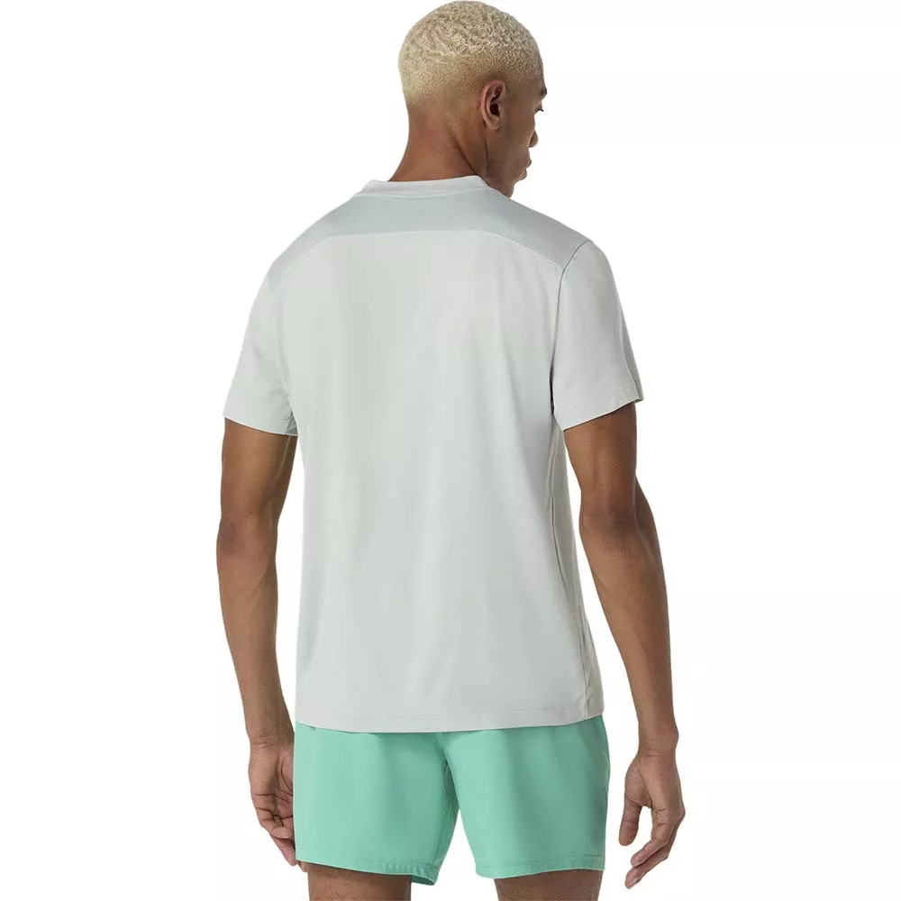 T-Shirt Asics Court SS Gris