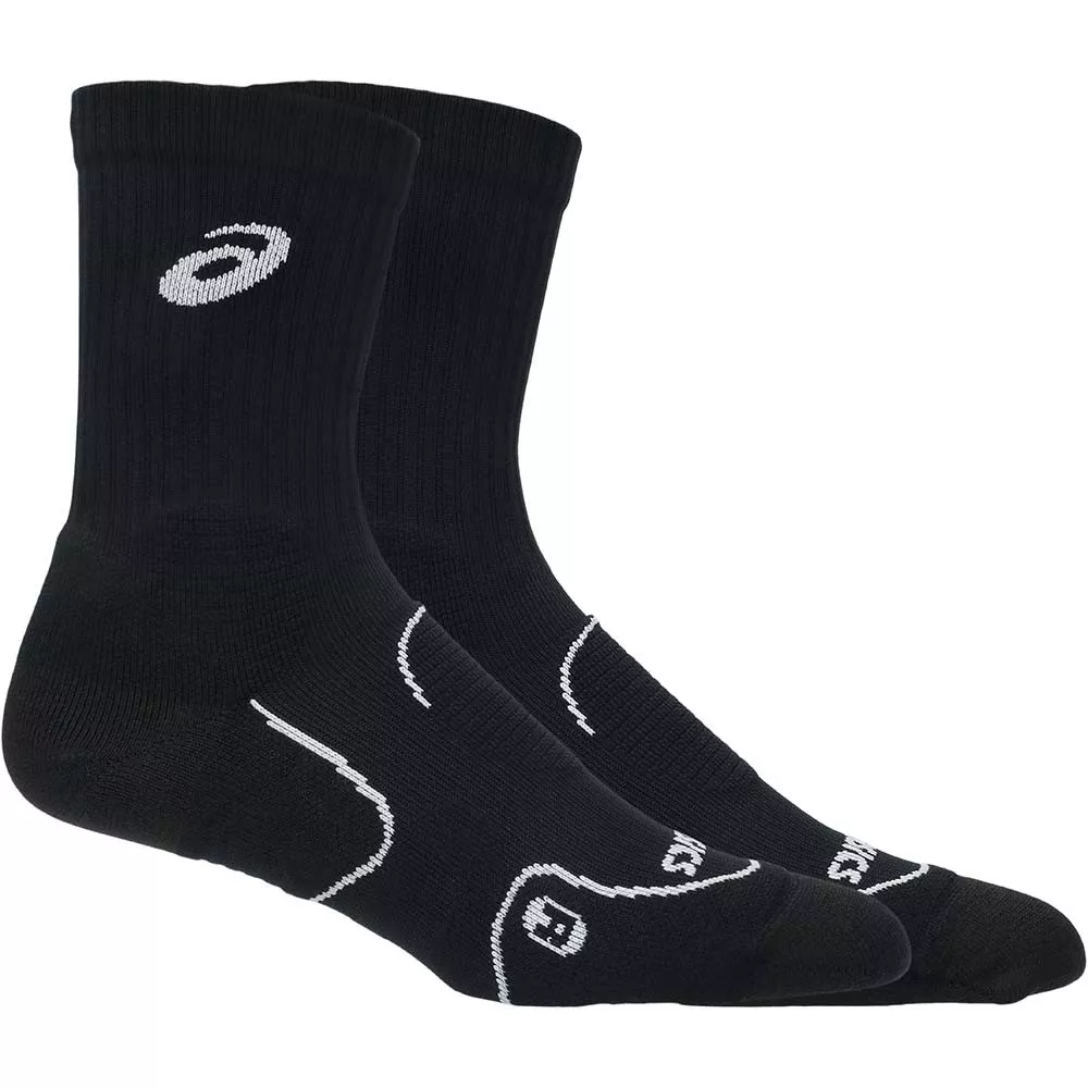 Chaussettes Asics Tennis Court+ Crew Noir