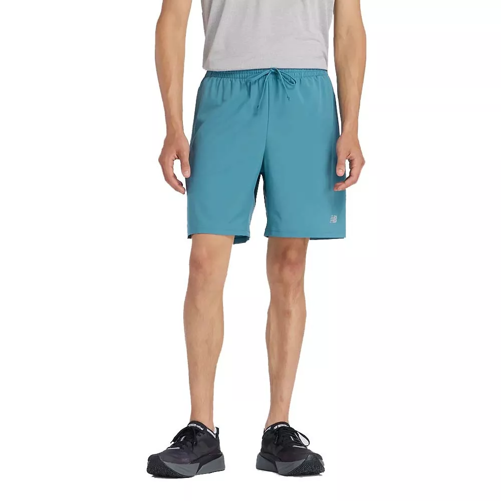 Short New Balance Essentials Bleu Sarcelle
