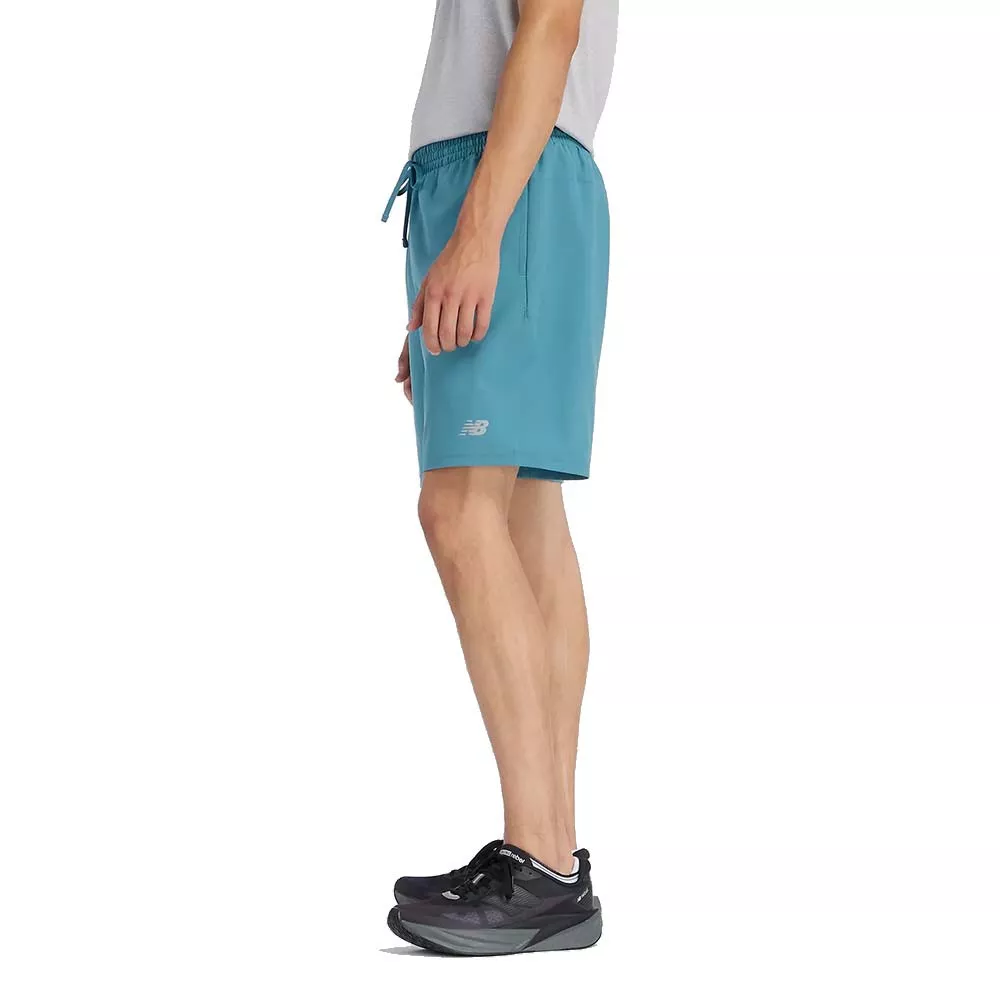 Short New Balance Essentials Bleu Sarcelle