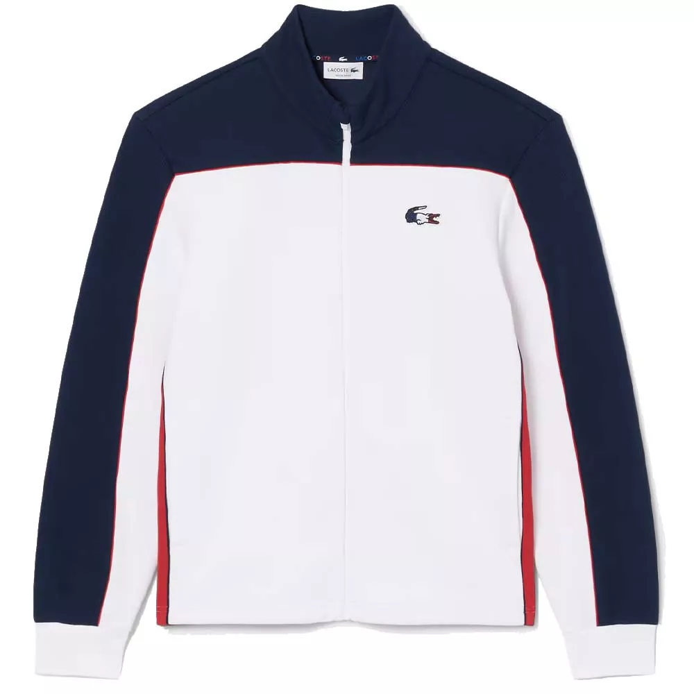 Veste zippée Lacoste Équipe de France de Tennis