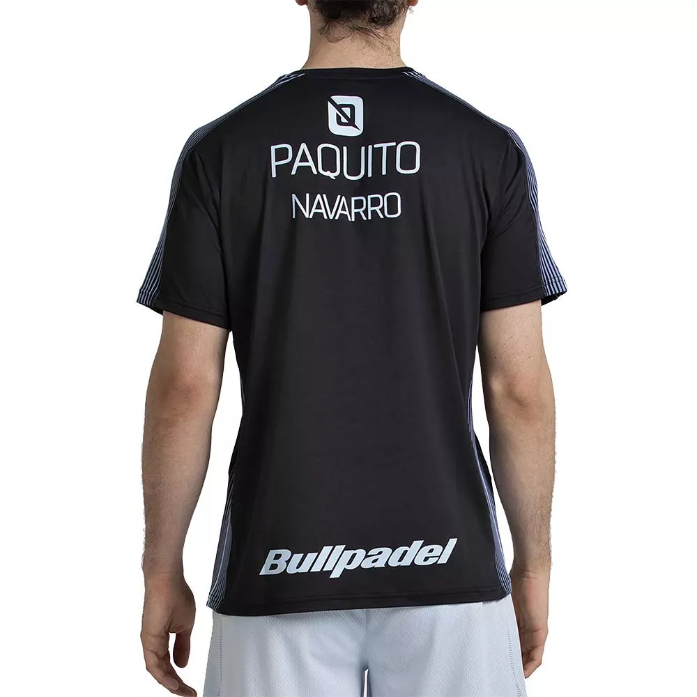 T-shirt Bullpadel Paquito Navarro 26V Noir