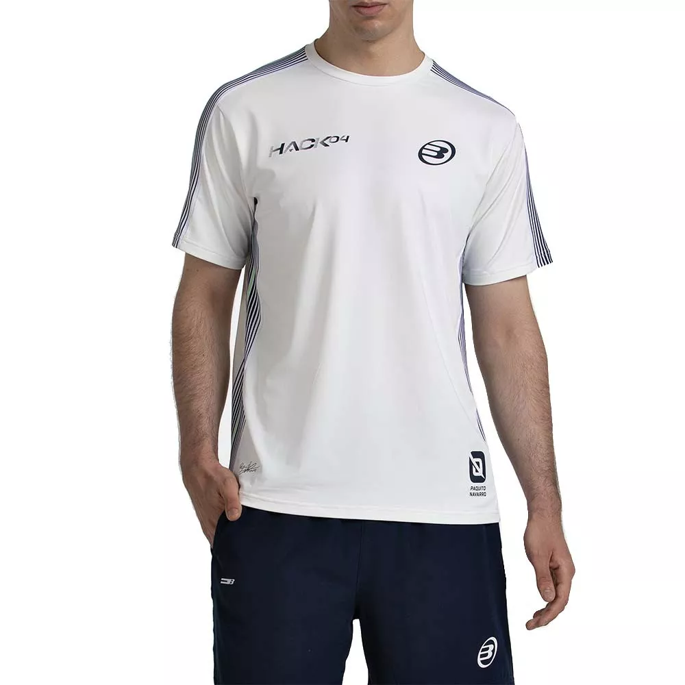 T-shirt Bullpadel Paquito Navarro 26V Blanc