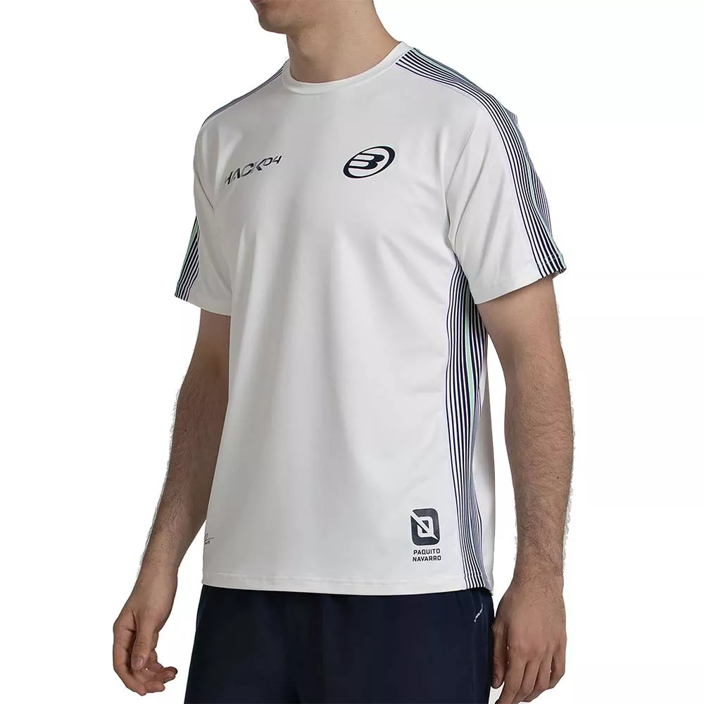 T-shirt Bullpadel Paquito Navarro 26V Blanc