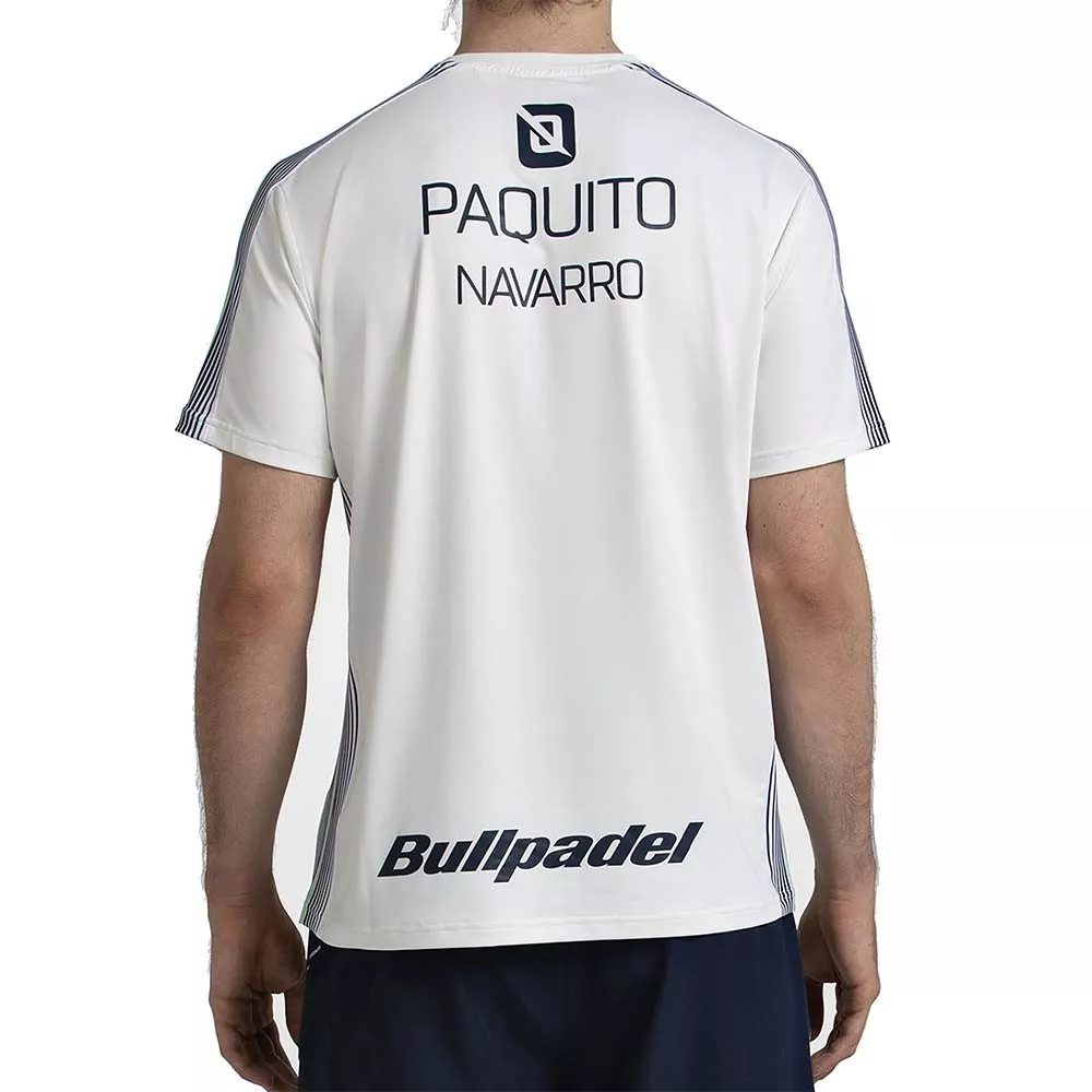 T-shirt Bullpadel Paquito Navarro 26V Blanc