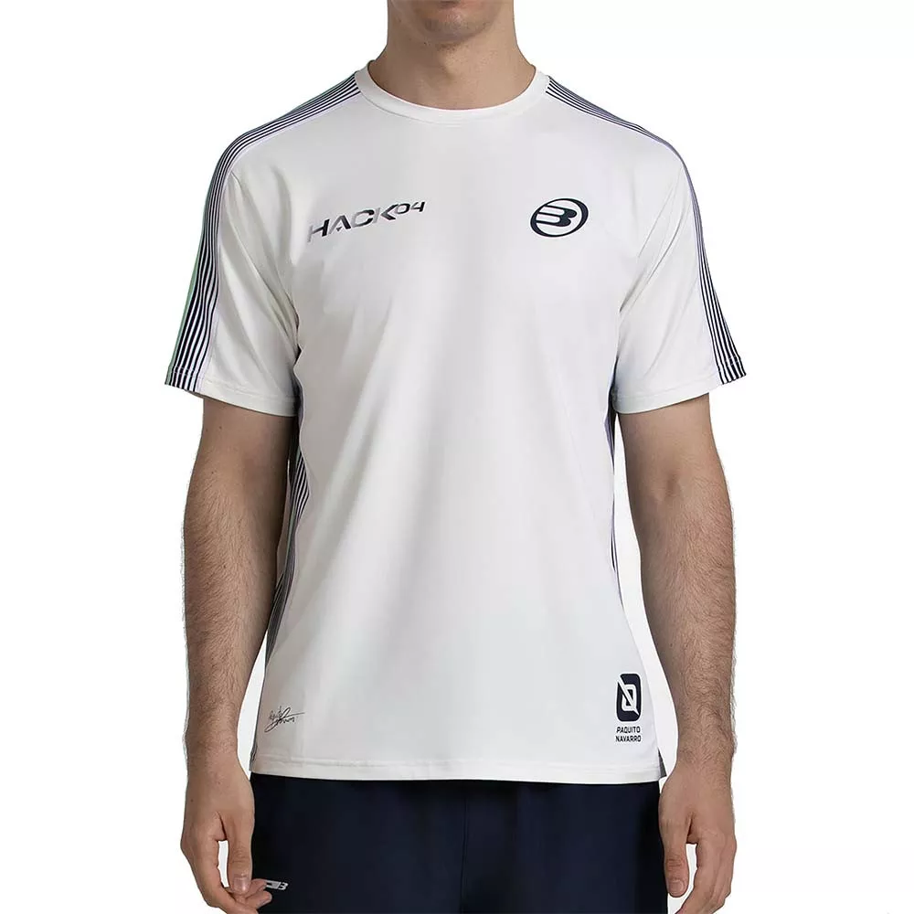 T-shirt Bullpadel Paquito Navarro 26V Blanc