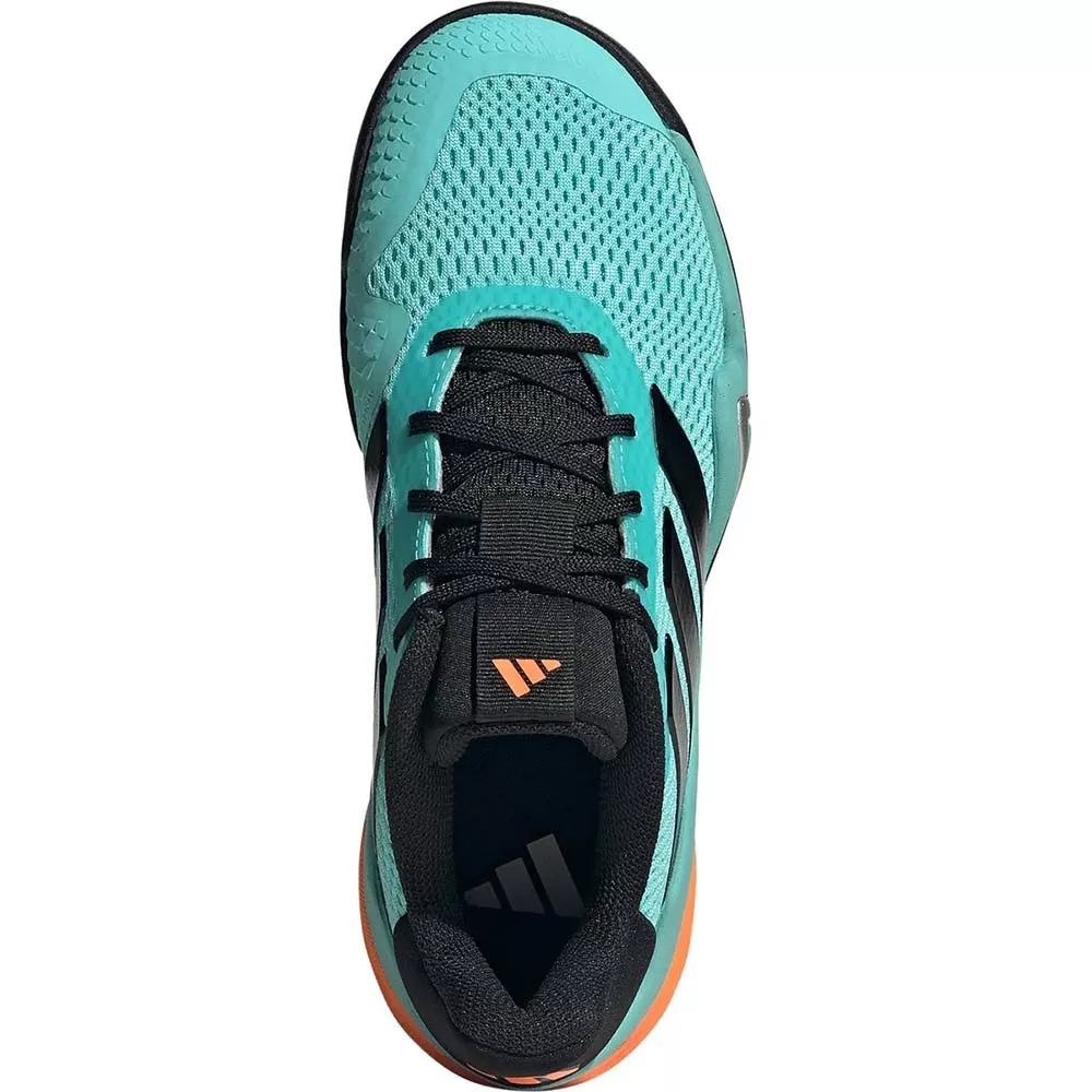 Chaussures Adidas Barricade Junior Bleu / Orange