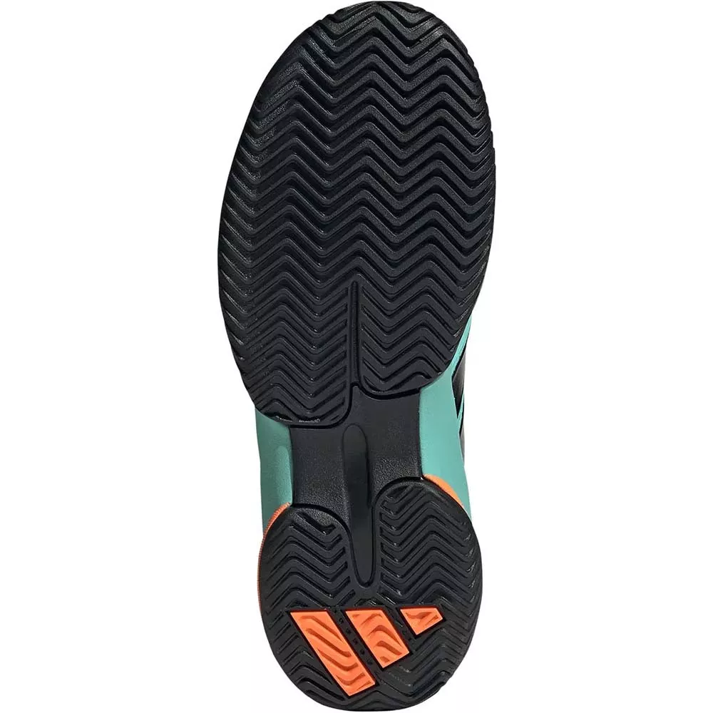 Chaussures Adidas Barricade Junior Bleu / Orange