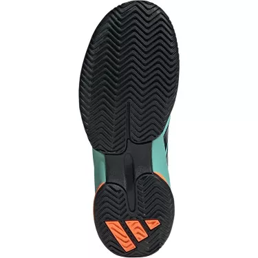 Chaussures Adidas Barricade Junior Bleu / Orange