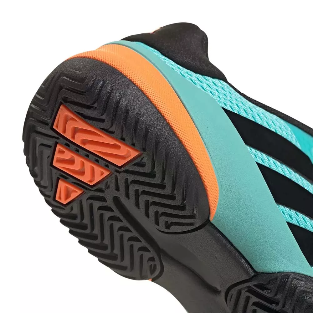 Chaussures Adidas Barricade Junior Bleu / Orange