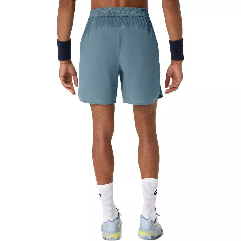 Short Asics Game Bleu Gris