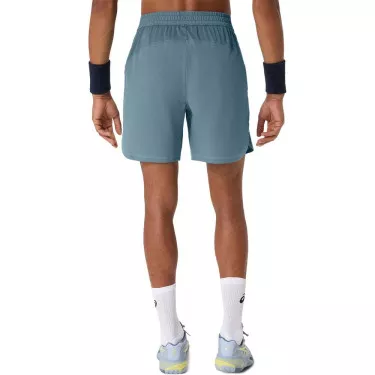 Short Asics Game Bleu Gris