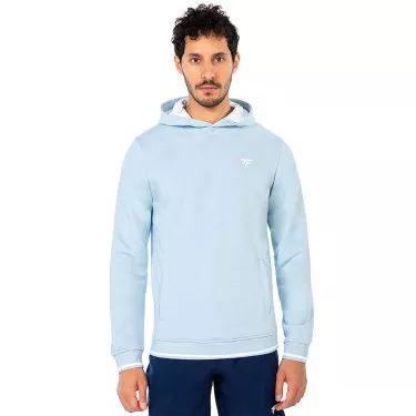 Sweat à capuche Tecnifibre Team Terry Hoodie Bleu ciel