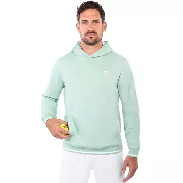 Sweat à capuche Tecnifibre Team Terry Hoodie Vert pastel