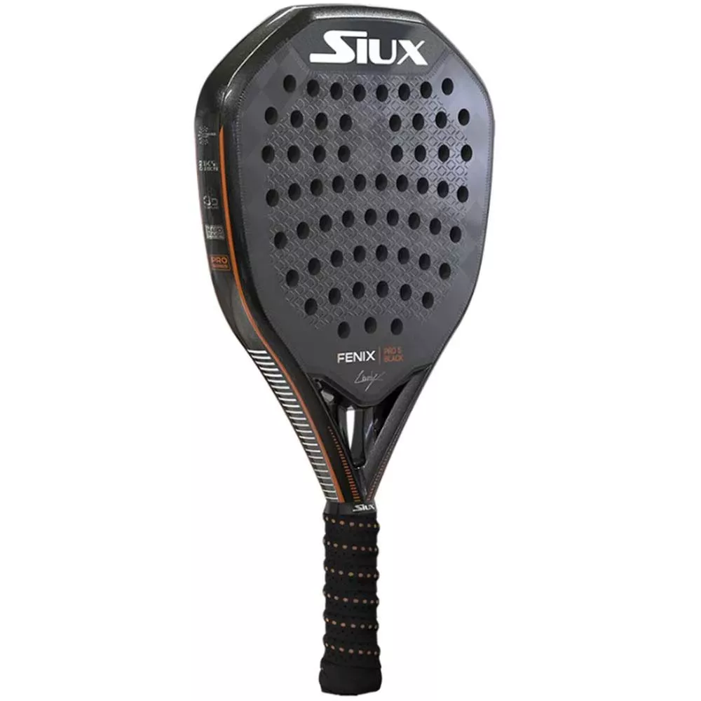 Padel racket Siux Fenix Pro 5 Black Edition Augsburger