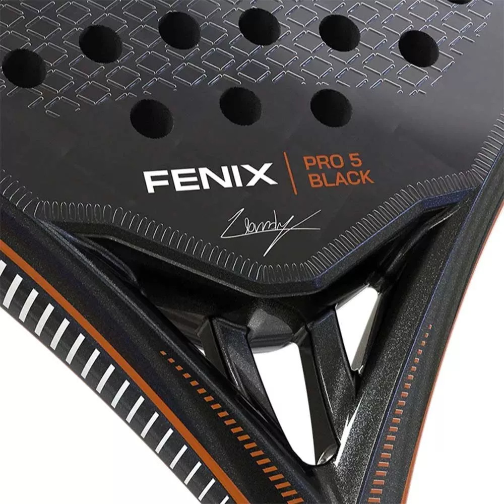 Padel racket Siux Fenix Pro 5 Black Edition Augsburger