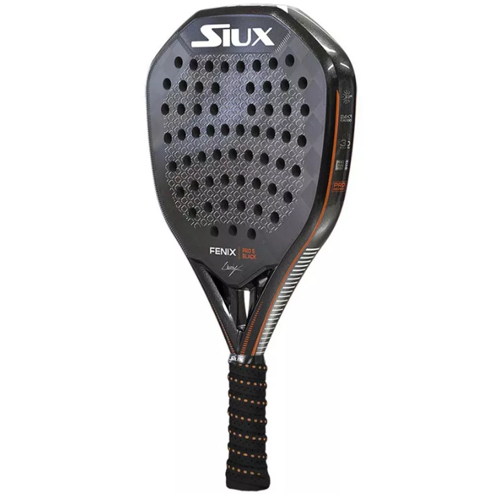 Padel racket Siux Fenix Pro 5 Black Edition Augsburger