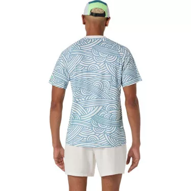 T-Shirt Asics Padel Court SS Crème