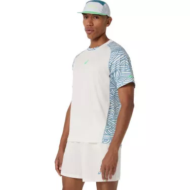 T-Shirt Asics Padel Court SS Crème