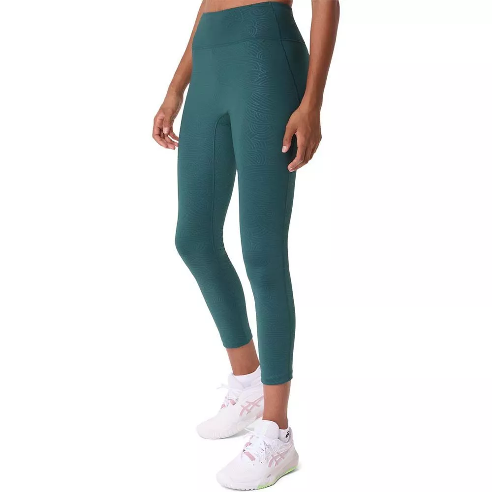 Leggings Asics Game 7/8 Femme Vert