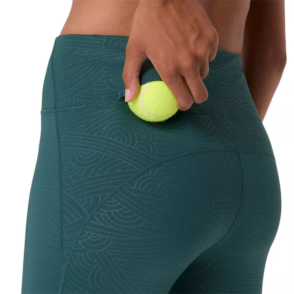 Leggings Asics Game 7/8 Femme Vert