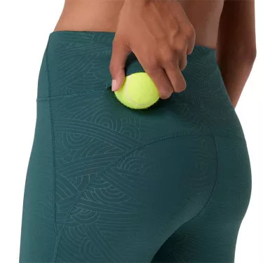 Leggings Asics Game 7/8 Femme Vert