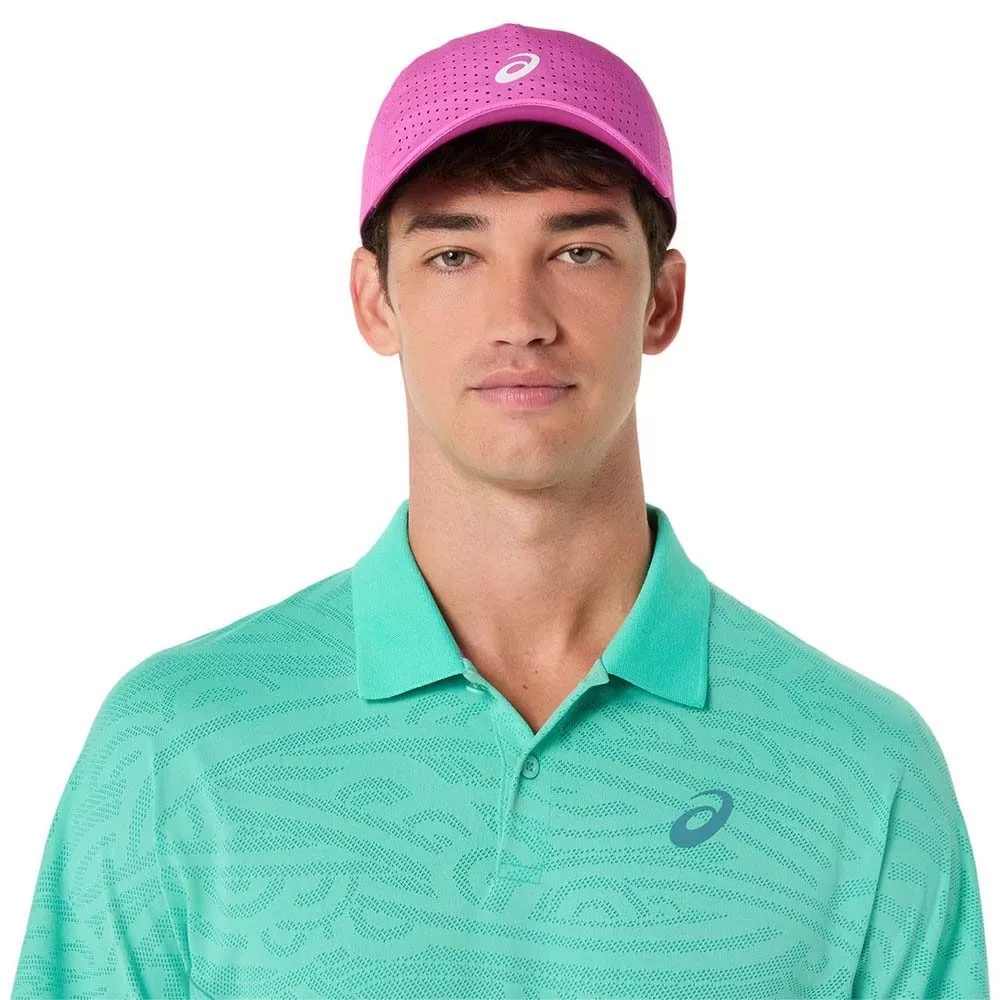Polo Asics Match Jacquard SS Groen