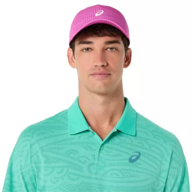 Polo Asics Match Jacquard SS Groen