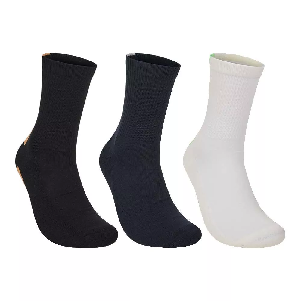 Chaussettes Bullpadel BP265 Noir / Bleu marine / Blanc (3 paires)