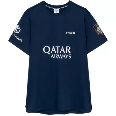 T-shirt Nox AT10 Agustín Tapia 2026 Bleu marine